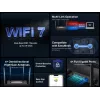 Lauapealne ruuter MERCUSYS MR25BE EasyMesh Wi‑Fi 7 kaheribaline 2,4/5 GHz, 3600 Mbps, 3× Gigabit LAN, 4 välist antenni