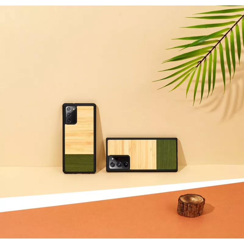 Kaitsev telefoniümbris Man and Wood Galaxy Note 20 — bambusmets must