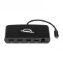 OWC Thunderbolt 3 Mini dokkimisjaam, 5 porti, ühendab kuni kaks 4K-kuvarit, Gigabit Etherneti ühendus, integreeritud kaabel