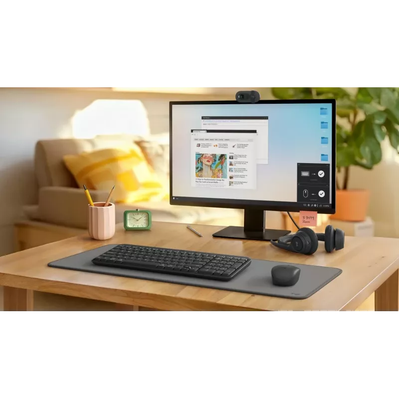 Juhtmevaba klaviatuuri ja hiire komplekt Logitech MK250 Compact