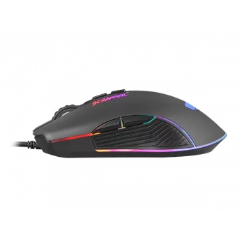 FURY Scrapper mängurihiir, mõlemakäeline, USB Type-A, optiline, 6400 DPI