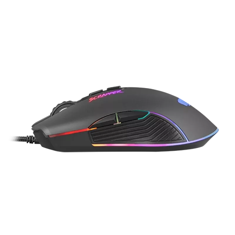 FURY Scrapper mängurihiir, mõlemakäeline, USB Type-A, optiline, 6400 DPI