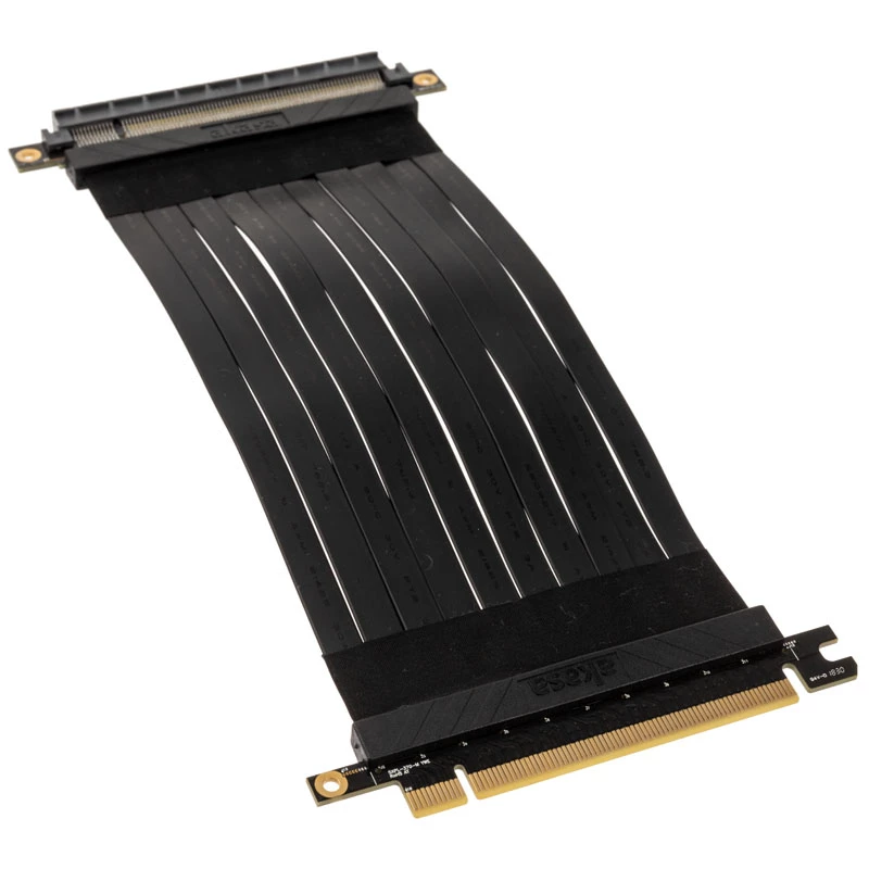 Riser kaabel Akasa RISER Must X2 Premium PCIe 3.0 x16 20CM