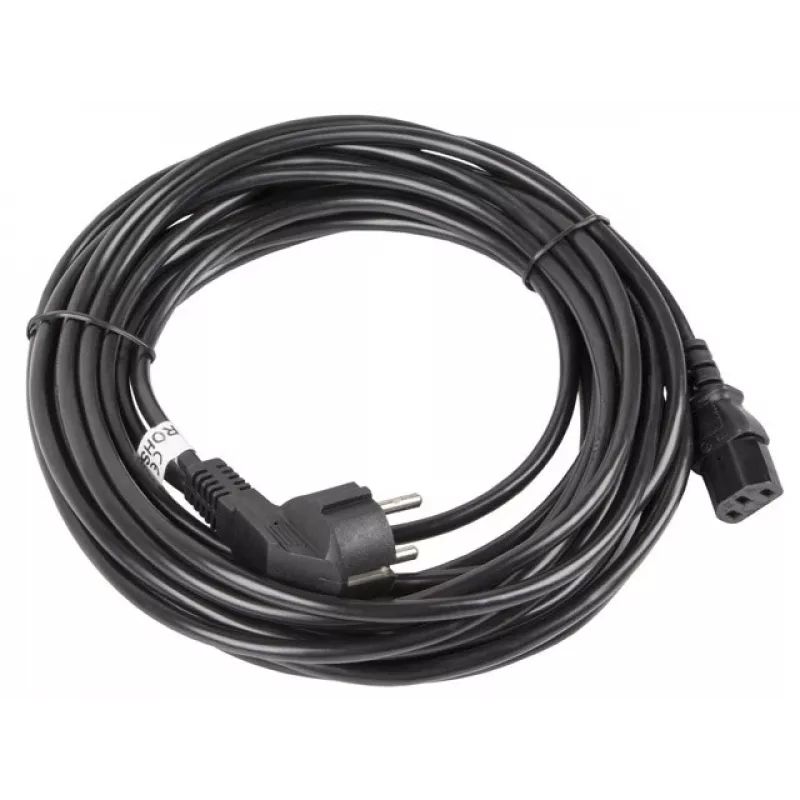 Lanberg CA-C13C-11CC-0100-BK toitekaabel must 10 m C13 pistikuga CEE7/7