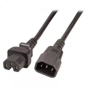 EFB Elektronik EK585.1V2. Kaabli pikkus: 1 m, Pistik 1: IEC C14, Pistik 2: IEC C15. Sisendpinge: 250 V, Sisendvool: 10 A (EK585.1V2)