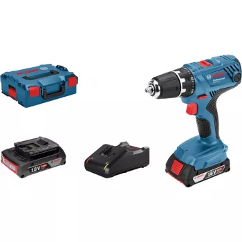 Bosch GSR 18V-21 Professional 1800 RPM 1.2 kg Must, Sinine