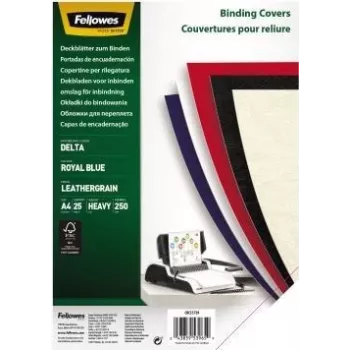 Fellowes FSC Certified - A4 (210 x 297 mm) - kuninglik sinine - 250 g/m² - 25 tk. köitmiskaaned (5373902)