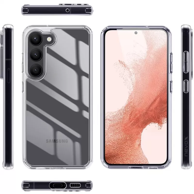 StyleShell SHOCKFlex (läbipaistev, Samsung Galaxy S23+)