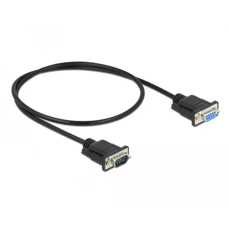 Jadakaabel DeLOCK 86613 Must 0,5 m RS-232