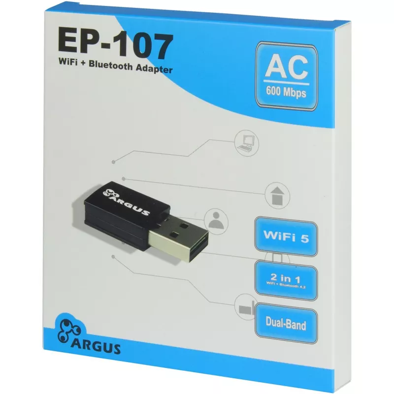 Võrgukaart Inter-Tech 88883056 WLAN Bluetooth 600 Mbit/s