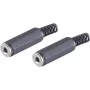 Juhtmepistik ShiverPeaks BS51310-2 2,5 mm must emane