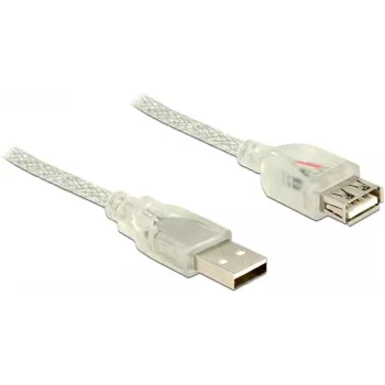 USB-kaabel DeLOCK 83884 USB 2.0 3m Läbipaistev
