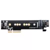 Silverstone SST-ECM28 M.2/SATA adapterkaart, PCIe 4.0, 1x M-Key, 1x SATA