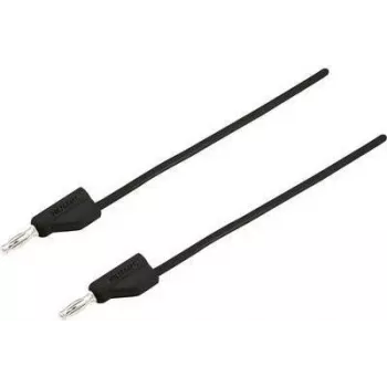 VOLTCRAFT Test Lead [Plug 4 mm - Plug 4 mm] 5 m Must MSB-300 (MSB-300-5-SW)