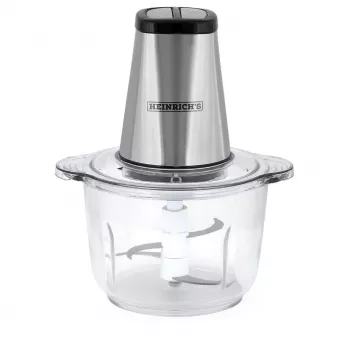 Elektriline toiduhakkur HEINRICH'S HMZ 8850, 500 W, 2 L kauss, 4 tera, tehnopolümeer, hõbedane
