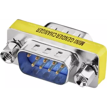 Renkforce SP-8821968 Kaabli liidese/soo adapter D-Sub hõbedane - kollane (SP-8821968)