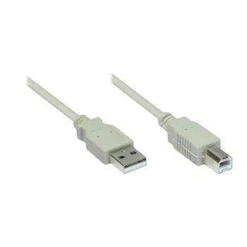 GoodConnections USB 2.0 A > B (ST-ST) 1,8m adapterkaabel, hall