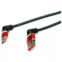 ROLINE USB 2.0 kaabel USB-C - Type-A ST/ST 360° pööratav must Punane 1 m 11.02. - Kaabel - Digitaalne/Andme
