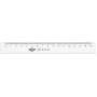 Joonlaud WEDO 52 16 160 mm Plastik Läbipaistev