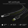 Lightning to USB‑C kaabel roheline Cell KABGC07, 1 m, must, Lightning (isane) to USB‑C (isane), 480 Mbps