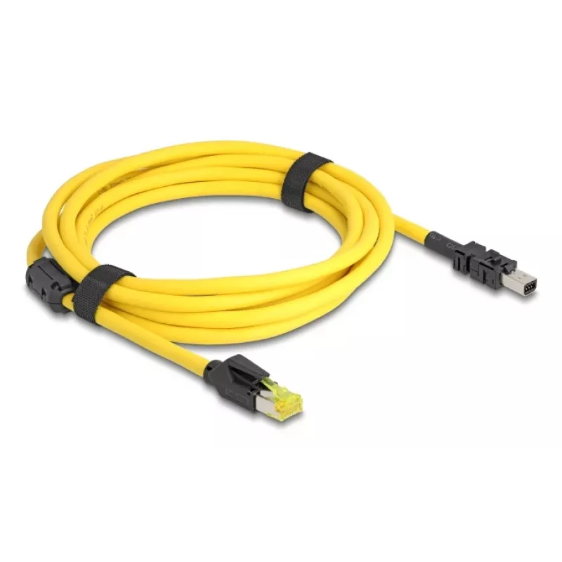 Võrgukaabel DeLOCK 81252 Must Kollane 3m Cat6