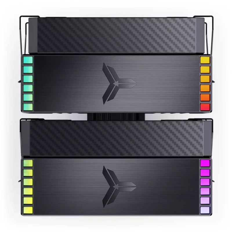 Protsessori jahuti Jonsbo HX6280 PWM RGB 130 mm, must