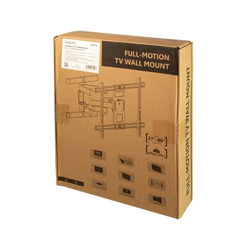 TV-kinnitus LogiLink BP0114, 2,03 m (80 tolli), must