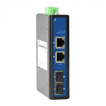 PoE Switch 2-Port 1000M koos 2 SFP pordiga 1000M