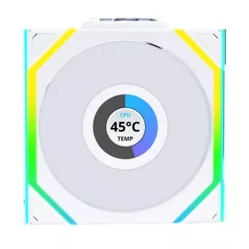 Lian Li UNI FAN SL Wireless LCD ARGB 120mm Valge 3-pakk