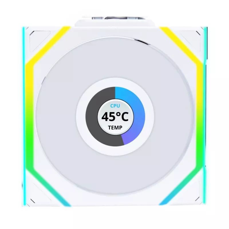 Lian Li UNI FAN SL Wireless LCD ARGB 120mm Valge 3-pakk