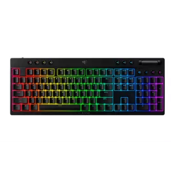 Mänguriklaviatuur Razer MustWidow V4 Low-profile Wireless — madala profiiliga mehaanilised klahvid, Bluetooth ja 2,4 GHz