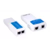 PoE tester LANBERG NT-0402 — PoE võrgukaabli tester RJ-45/RJ-11 toega, LED-indikaatorid, toite LED, sisse/välja lüliti