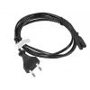 Lanberg CA-C7CA-10CC-0018-BK toitekaabel must 1,8 m C7 pistikuga CEE7/16
