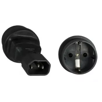Microconnect PE14CEEAD toitepistiku adapter C14 Type F Must