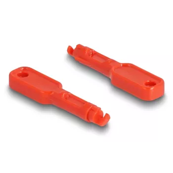 Pordiblokeerija DeLOCK 20928 RJ-45 punane plastik 11 tk