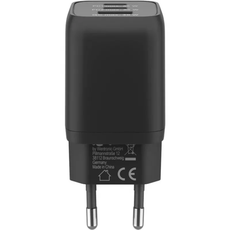 Goobay 64753 Charger for Mobile Devices Headphones - Smartphone - Tablet Must AC Fast Charging siseruumides kasutatav (64753)