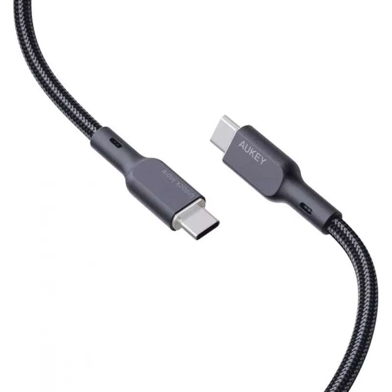 AUKEY CB-KCC101 Nailonkaabel USB C - USB C 1m