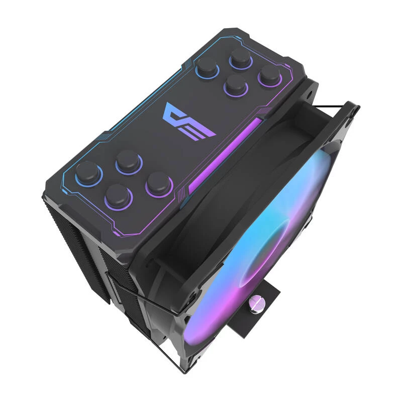 240 mm Darkflashi arvutiradiaator Z4 PRO MIST Must RGB-valgustusega
