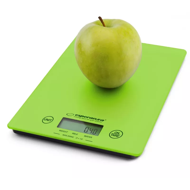 Esperanza EKS002G kitchen scale Electronic kitchen scale Green,kollane Countertop Rectangle