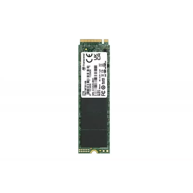SSD-ketas Transcend 2TB M.2 PCIe Gen3 x4 NVMe TS2TMTE110S