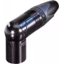 Neutrik XLR Connector Plug, nurkne Pooluste arv: 5 Must NC5MRX-B 1 tk (NC5MRX-B)
