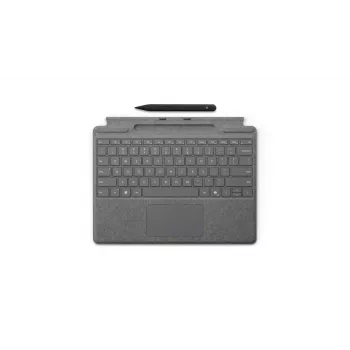 Microsoft Surface Pro klaviatuur koos õhukese pliiatsiga QWERTY inglise plaatina