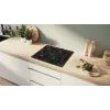 Sisseehitatav gaasipliit Bosch Serie 2 POP6B6K30 60 cm, 4 gaasitsooni, must klaaskeraamika, pöördnupud