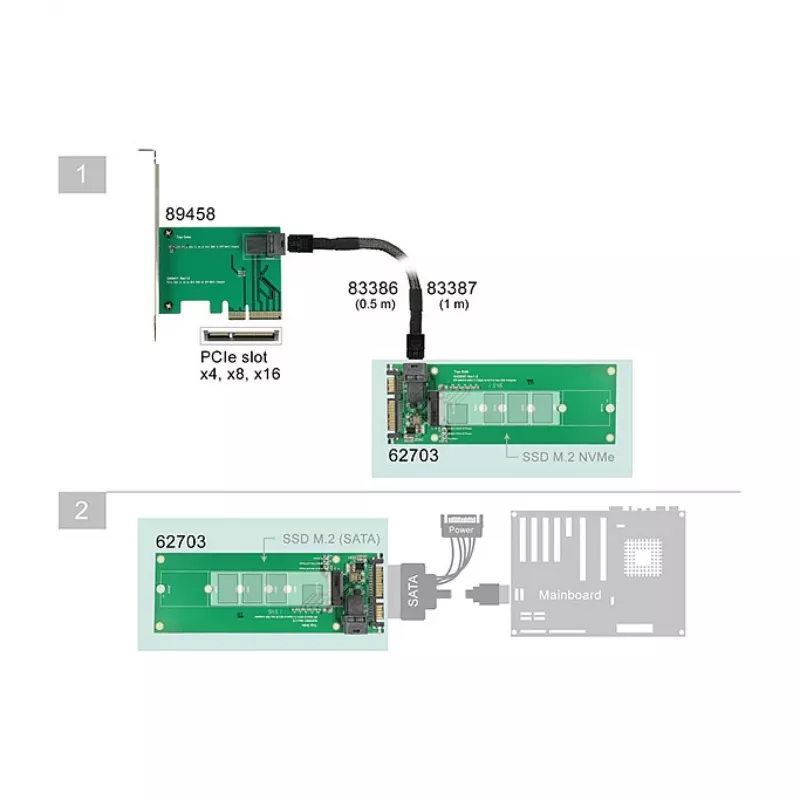 Sisemine M.2 adapter DeLOCK 62703