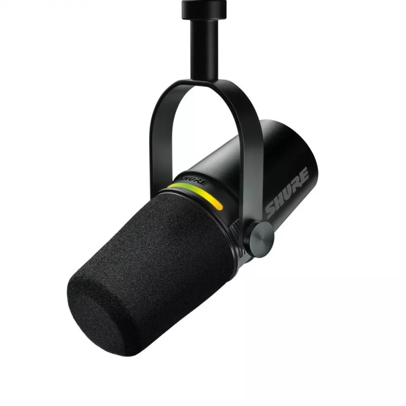 Shure MV7+-K - Loengu-/vokaalmikrofon XLR/USB-C ühendusega, must