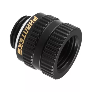Adapter vedelikjahutussüsteemidele PHANTEKS PH-RA_BK_MF — satiinmust, ühildub Phanteks Glacier komponentidega