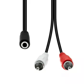 Audio kaabel ProXtend M3F2XRCA-002 — 3-pin (Mini XLR) to 2×RCA, 1.5 m