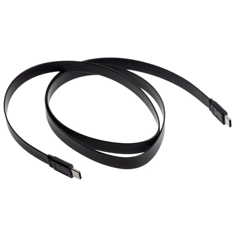 USB-kaabel Akasa AK-CBUB46-10BK USB 3.2 Gen 2 1 m Must