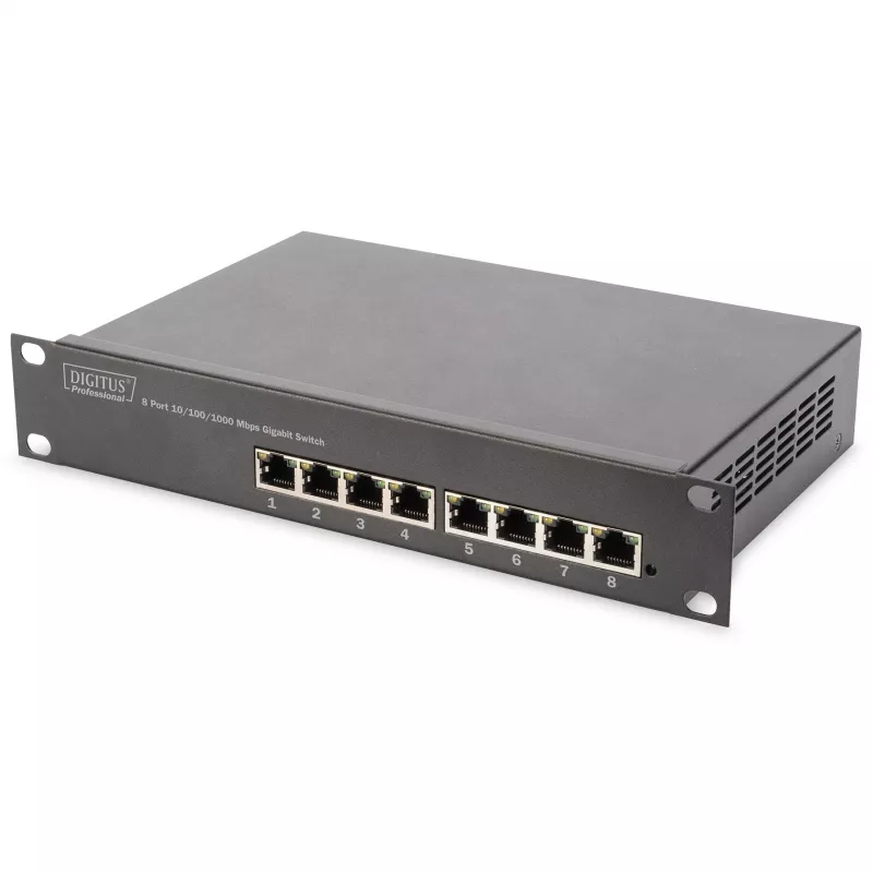 Seinale kinnitatav rack Digitus DN-10-SET-3