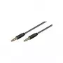 Microconnect IPOD012 helikaabel 1 m 3,5 mm Must
